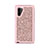 Silicone Matte Finish and Plastic Back Cover Case 360 Degrees Bling-Bling for Samsung Galaxy Note 10