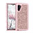 Silicone Matte Finish and Plastic Back Cover Case 360 Degrees Bling-Bling for Samsung Galaxy Note 10