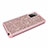 Silicone Matte Finish and Plastic Back Cover Case 360 Degrees Bling-Bling for Samsung Galaxy Note 20 5G