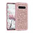 Silicone Matte Finish and Plastic Back Cover Case 360 Degrees Bling-Bling for Samsung Galaxy S10 Plus