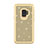 Silicone Matte Finish and Plastic Back Cover Case 360 Degrees Bling-Bling for Samsung Galaxy S9