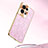 Silicone Matte Finish and Plastic Back Cover Case 360 Degrees Bling-Bling GS1 for Oppo Reno8 Pro 5G