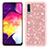 Silicone Matte Finish and Plastic Back Cover Case 360 Degrees Bling-Bling JX1 for Samsung Galaxy A30S