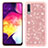 Silicone Matte Finish and Plastic Back Cover Case 360 Degrees Bling-Bling JX1 for Samsung Galaxy A50S