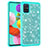 Silicone Matte Finish and Plastic Back Cover Case 360 Degrees Bling-Bling JX1 for Samsung Galaxy A51 4G