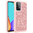 Silicone Matte Finish and Plastic Back Cover Case 360 Degrees Bling-Bling JX1 for Samsung Galaxy A52 4G