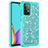 Silicone Matte Finish and Plastic Back Cover Case 360 Degrees Bling-Bling JX1 for Samsung Galaxy A52 4G