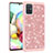 Silicone Matte Finish and Plastic Back Cover Case 360 Degrees Bling-Bling JX1 for Samsung Galaxy A71 4G A715