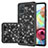 Silicone Matte Finish and Plastic Back Cover Case 360 Degrees Bling-Bling JX1 for Samsung Galaxy A71 4G A715