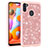 Silicone Matte Finish and Plastic Back Cover Case 360 Degrees Bling-Bling JX1 for Samsung Galaxy M11