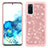 Silicone Matte Finish and Plastic Back Cover Case 360 Degrees Bling-Bling JX1 for Samsung Galaxy S20