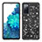 Silicone Matte Finish and Plastic Back Cover Case 360 Degrees Bling-Bling JX1 for Samsung Galaxy S20 FE (2022) 5G Black