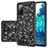 Silicone Matte Finish and Plastic Back Cover Case 360 Degrees Bling-Bling JX1 for Samsung Galaxy S20 FE 4G