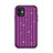 Silicone Matte Finish and Plastic Back Cover Case 360 Degrees Bling-Bling U01 for Apple iPhone 11