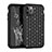 Silicone Matte Finish and Plastic Back Cover Case 360 Degrees Bling-Bling U01 for Apple iPhone 11 Pro Black