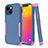 Silicone Matte Finish and Plastic Back Cover Case 360 Degrees for Apple iPhone 13 Mini Mixed