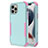 Silicone Matte Finish and Plastic Back Cover Case 360 Degrees for Apple iPhone 13 Pro Max