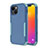 Silicone Matte Finish and Plastic Back Cover Case 360 Degrees for Apple iPhone 14