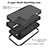 Silicone Matte Finish and Plastic Back Cover Case 360 Degrees for Apple iPhone 15