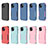 Silicone Matte Finish and Plastic Back Cover Case 360 Degrees for Apple iPhone 15