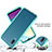Silicone Matte Finish and Plastic Back Cover Case 360 Degrees for Samsung Galaxy A02