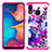 Silicone Matte Finish and Plastic Back Cover Case 360 Degrees JX1 for Samsung Galaxy A20