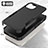 Silicone Matte Finish and Plastic Back Cover Case 360 Degrees MQ1 for Apple iPhone 14