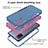 Silicone Matte Finish and Plastic Back Cover Case 360 Degrees MQ1 for Samsung Galaxy A02s