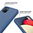 Silicone Matte Finish and Plastic Back Cover Case 360 Degrees MQ1 for Samsung Galaxy A03s