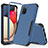 Silicone Matte Finish and Plastic Back Cover Case 360 Degrees MQ1 for Samsung Galaxy F02S SM-E025F