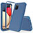 Silicone Matte Finish and Plastic Back Cover Case 360 Degrees MQ1 for Samsung Galaxy M02s