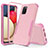 Silicone Matte Finish and Plastic Back Cover Case 360 Degrees MQ1 for Samsung Galaxy M02s