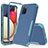 Silicone Matte Finish and Plastic Back Cover Case 360 Degrees MQ1 for Samsung Galaxy M02s Mixed