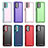 Silicone Matte Finish and Plastic Back Cover Case 360 Degrees Q01W for Samsung Galaxy A32 4G