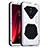 Silicone Matte Finish and Plastic Back Cover Case 360 Degrees R01 for Xiaomi Redmi K20 Pro White