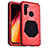 Silicone Matte Finish and Plastic Back Cover Case 360 Degrees R01 for Xiaomi Redmi Note 8 Red