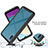 Silicone Matte Finish and Plastic Back Cover Case 360 Degrees U01 for Samsung Galaxy M02