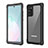 Silicone Matte Finish and Plastic Back Cover Case 360 Degrees U01 for Samsung Galaxy Note 20 5G Black