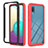 Silicone Matte Finish and Plastic Back Cover Case 360 Degrees U03 for Samsung Galaxy A02