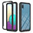 Silicone Matte Finish and Plastic Back Cover Case 360 Degrees U03 for Samsung Galaxy A02