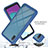 Silicone Matte Finish and Plastic Back Cover Case 360 Degrees U03 for Samsung Galaxy A02