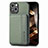 Silicone Matte Finish and Plastic Back Cover Case 360 Degrees U05 for Apple iPhone 15