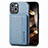 Silicone Matte Finish and Plastic Back Cover Case 360 Degrees U05 for Apple iPhone 15