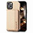 Silicone Matte Finish and Plastic Back Cover Case 360 Degrees U05 for Apple iPhone 15 Gold