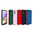 Silicone Matte Finish and Plastic Back Cover Case 360 Degrees WL1 for Samsung Galaxy M32 5G