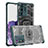 Silicone Matte Finish and Plastic Back Cover Case 360 Degrees WL1 for Samsung Galaxy S20 Ultra