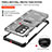 Silicone Matte Finish and Plastic Back Cover Case 360 Degrees WL1 for Samsung Galaxy S20 Ultra