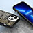 Silicone Matte Finish and Plastic Back Cover Case 360 Degrees YJ3 for Apple iPhone 13 Pro Black