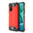 Silicone Matte Finish and Plastic Back Cover Case for Huawei Honor 30S Red
