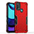 Silicone Matte Finish and Plastic Back Cover Case for Motorola Moto E30